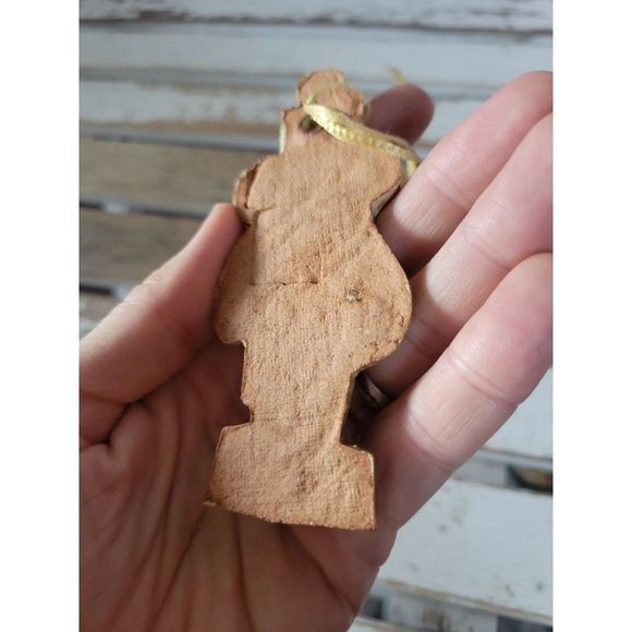 Pottery soldier ornament guard homemade Xmas holiday tree - Picture 4 of 6